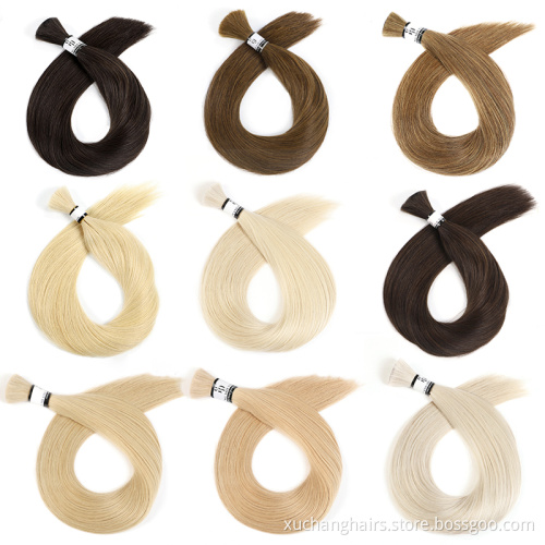 bulk hair extension natural light color unprocessed virgin indian 100% remy hair bulk 20 22 inch 100g afro kinky bulk human hair